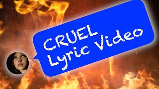 Jordan Rayne  Cruel Official Lyric Video [upl. by Zanahs]