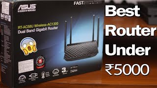 ASUS RTAC58U AC1300 Router Full Review In Hindi  Best Router For Gamers 🎮 TIREVIEW [upl. by Lashoh]