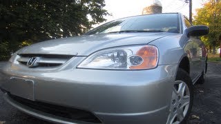 2003 Honda Civic LX Silver Coupe  Used Cars Rhinebeck New York [upl. by Scarrow554]