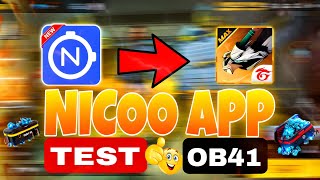 How to use Nicoo app in free fire max  Nicoo Free fire ob41🚀Nicoo Free fire freefire ff [upl. by Anyaj]