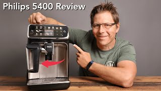 Philips 5400 LatteGo Superautomatic Coffee Machine Review [upl. by Trillbee]