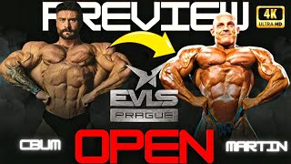 CBUM OPEN DIVISION‼️CHRIS BUMSTEAD VS MARTIN FITZWATER  PRAGUE PRO 2024 PREVIEW [upl. by Farra]