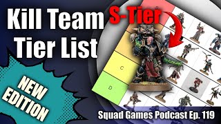 Kill Team Tier List New Edition Squad Games Podcast 119 [upl. by Ibson136]