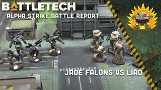 Battletech Batrep  Clan Jade Falcon vs House Liao [upl. by Three914]