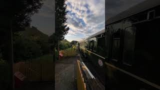 Swanage Fireworks special departing Corfe Castle station for norden DMU swanage heritagerailway [upl. by Alethia]