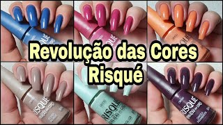 NOVA Coleção de Esmaltes da RISQUÉ  Revolução da Cores  RESENHA  Naty Scalada [upl. by Rocker226]