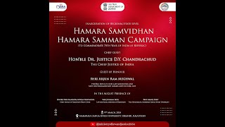 Inauguration of RegionalState level Hamara Samvidhan Hamara Samman’ Campaign [upl. by Aohsoj]