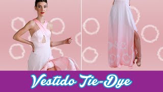 Tutorial  Vestido TieDye Rosa [upl. by Lewin]