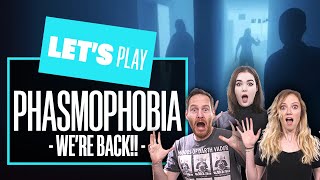 Lets Play Phasmophobia  THE TENACIOUS TRIO IS BACK Phasmophobia PC Multiplayer Gameplay Update [upl. by Goody]