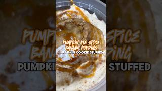 Pumpkin Pie Spice Banana Pudding w Pumpkin Pie Cookies 🍂  Fall Dessert Recipe [upl. by Shien]