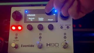 How to Connect the Eventide H90 with Bluetooth [upl. by Aerdnaed]