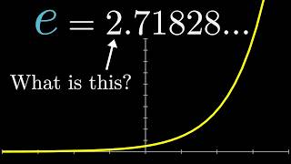 Whats so special about Eulers number e  Chapter 5 Essence of calculus [upl. by Yeclehc439]