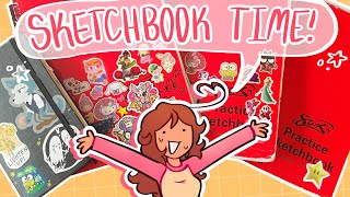 HUGE SKETCHBOOK TOUR  going through four sketchbooks ☆ May 2021  August 2022 [upl. by Denoting]