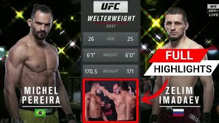 UFC Michel Pereira VS Zelim Imadaev Full Highlights • Mejores momentos HD  Bofetada a Pereira [upl. by Electra815]