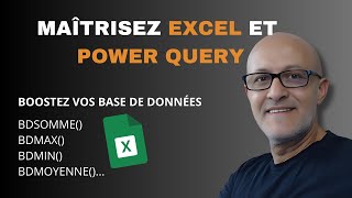 Fonctions De Base De Données dExcel Jumelées Avec POWER QUERY [upl. by Brufsky]