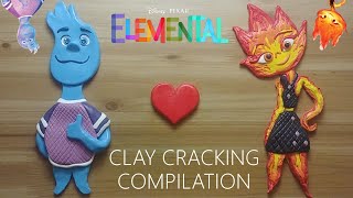 ELEMENTAL wade ember clay cracking compilation 엘리멘탈 웨이드 앰버 점토 부수기 위주로 편집 [upl. by Aronoff673]