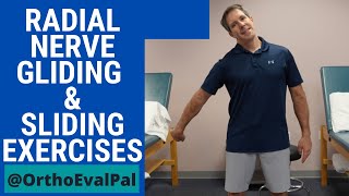 Radial Nerve Glides  Radial Nerve Flossing [upl. by Nosoj]