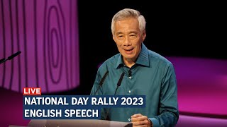 LIVE National Day Rally 2023 PM Lee’s speech in English [upl. by Drofniw]