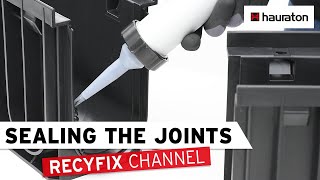 Sealing the Joints  RECYFIX Drainage Channel  Processing Tutorial [upl. by Hightower]