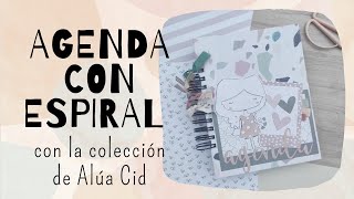 Agenda con encuadernación de espiral y la colección de Agendas de Alúa Cid [upl. by Rosamond]