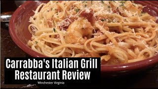 Carrabbas Italian Grill Review  Winchester VA [upl. by Asiela]