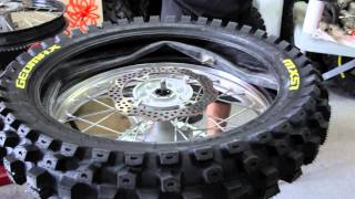 How To Change A Motorcycle Tire [upl. by How]