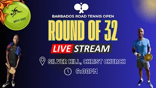 Barbados Road Tennis Open  Round of 32 Silver Hill Christ Church [upl. by Niaz909]