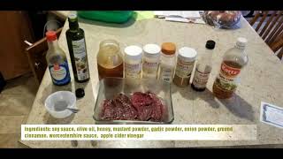 Venison Steak Marinade [upl. by Akirahc]