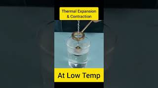 thermal expansion and contraction thermal expansion of solids physics trending viral shorts [upl. by Bish]