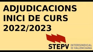 Assemblea adjudicacions inici de curs 2022  2023 [upl. by Nnaeinahpets]