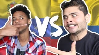 EL RETO DE LOS ACENTOS Venezuela VS Colombia ft Lucas Mosquera [upl. by Anrol]