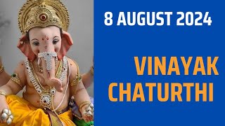 8 August॥ Vinayak Chaturthi 2024॥🌺 [upl. by Inajar]