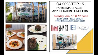 Q4 2023 Top 15 Agent Appreciation Luncheon Invitational [upl. by Ranger]