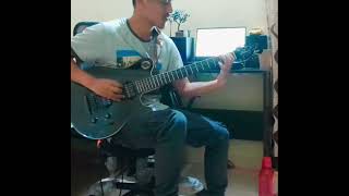 eminence front guitar solo cover [upl. by Nnarefinnej311]