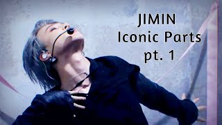 Jimin Iconic Parts  pt1 [upl. by Yenettirb]