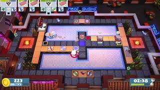 Overcooked 2 Level 25 2 Players 3 Stars [upl. by Aieken]