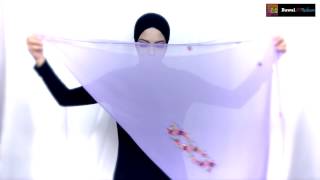 DAK TEROPONG STUDIO  TUTORIAL SHAWL BY TUDUNG BAWAL CT REDZUAN [upl. by Huppert792]