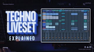 Building a Techno Live set in Ableton Session View [upl. by Seedman266]