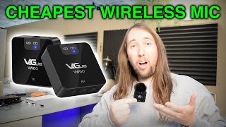 Budget Wireless Lavalier Microphone Review  VeGue VWGO [upl. by Aihtibat]