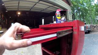 Snapon tool chest drawer removal How to [upl. by Fachanan]