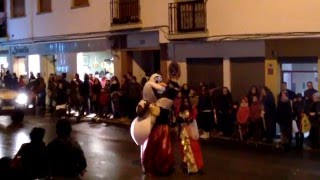 Cabalgata de Reyes Calle Ricardo Navarrete Ronda 2016 [upl. by Faustus]