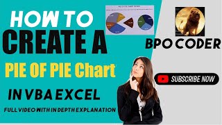 How to Create a Pie of Pie Chart in Excel VBA  Creating a Pie of Pie Chart in Excel VBA [upl. by Cirre]