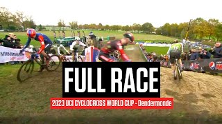 FULL RACE 2023 UCI Cyclocross World Cup Dendermonde [upl. by Avuha]