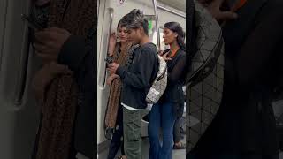 Metro Main Ladki Set ho gyi😅🤣 funny ankitrandhawa prankvideo prank comedyprank metro [upl. by Salohcim]