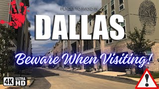 Dallas Avoid These Areas When Visiting⚠️ [upl. by Akilegna]