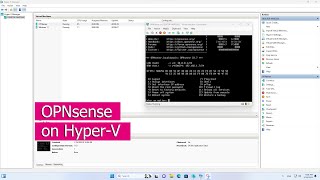 How to install and configure OPNsense Firewall on HyperV [upl. by Balfour]