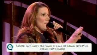 Sam Bailey sings From This Moment On Live on QVC 22032014 [upl. by Maidel]