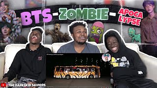 BTS  During A Zombie Apocalypse REACTION 🧟‍♂️🔥 [upl. by Attiuqaj182]