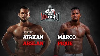 Atakan Arslan vs Marco Pique ORIGINAL VIDEO FULL FIGHT  Avatar Atakan [upl. by Mallin]