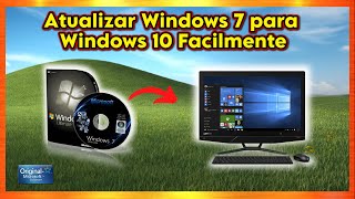 Atualizar windows 7 para windows 10 facilmente [upl. by Ocsecnarf]